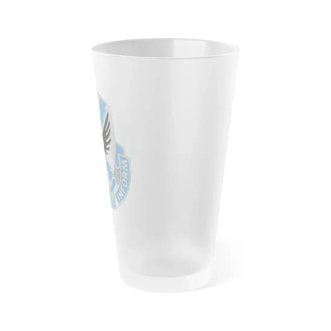 337 Military Intelligence Battalion (U.S. Army) Frosted Pint Glass 16oz - Go Mug Yourself