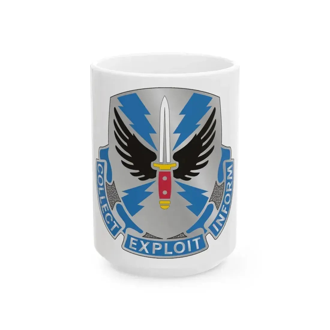 337 Military Intelligence Battalion (U.S. Army) White Coffee Mug 15oz - Go Mug Yourself