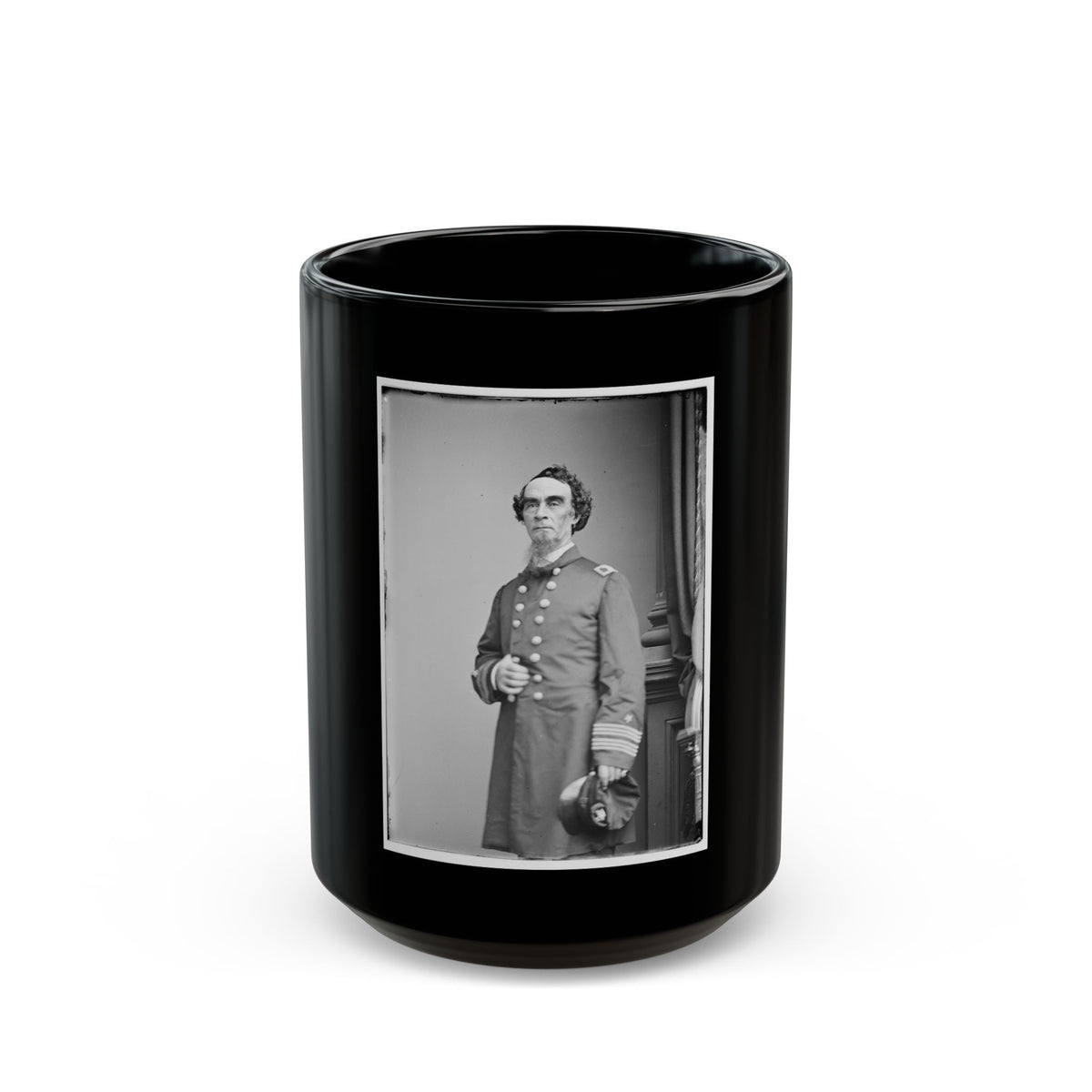 Portrait Of Capt. Henry Walke, Officer Of The Federal Navy (U.S. Civil War) Black Coffee Mug