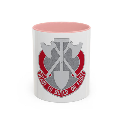 348 Engineer Group (U.S. Army) Accent Coffee Mug