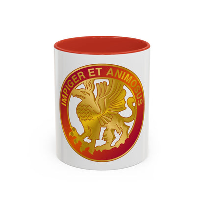 12 Coast Artillery Regiment (U.S. Army) Accent Coffee Mug