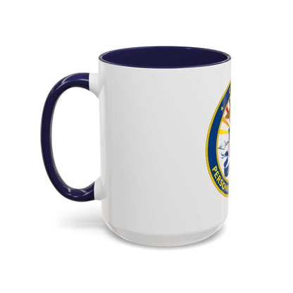USCG Personnel Command (U.S. Coast Guard) Accent Coffee Mug