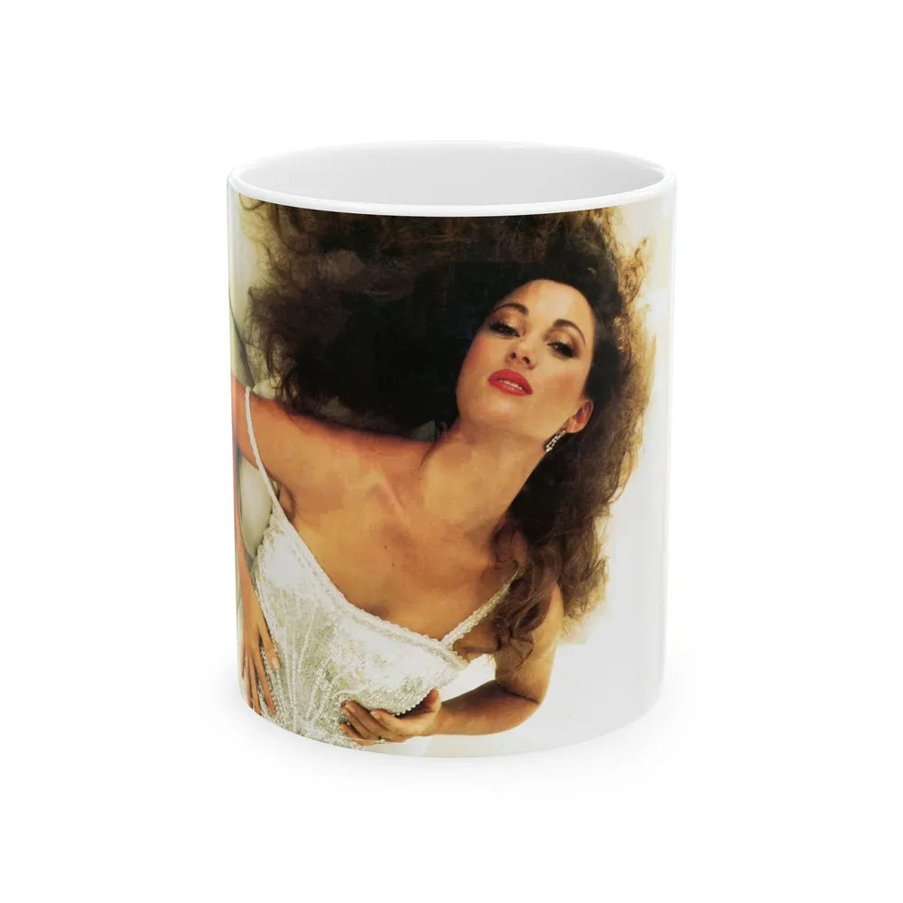 Jane Seymour #44 (Vintage Female Icon) White Coffee Mug-11oz-Go Mug Yourself