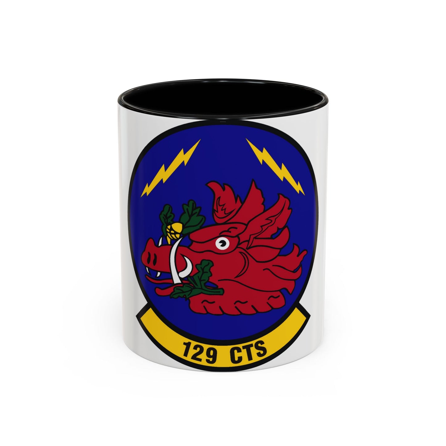 129th Combat Training Squadron (U.S. Air Force) Accent Coffee Mug