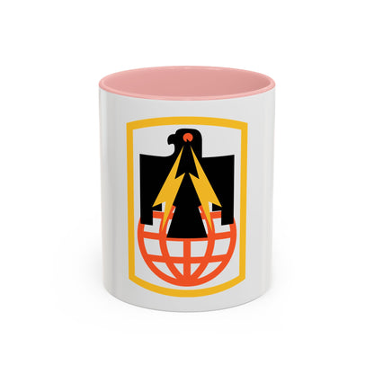 11th Signal Brigade (U.S. Army) Accent Coffee Mug