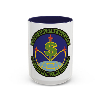 460th Comptroller Squadron (U.S. Air Force) Accent Coffee Mug