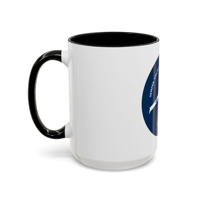 USCG Scan Eagle (U.S. Coast Guard) Accent Coffee Mug