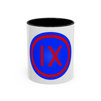 IX Corps (U.S. Army) Accent Coffee Mug