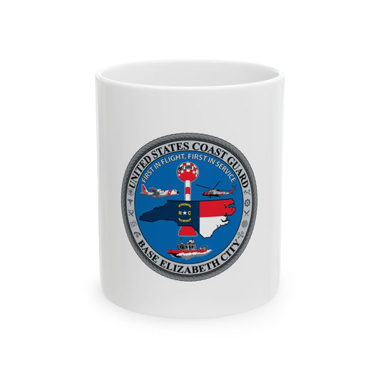 USCG Base Elizabeth City (U.S. Coast Guard) White Coffee Mug