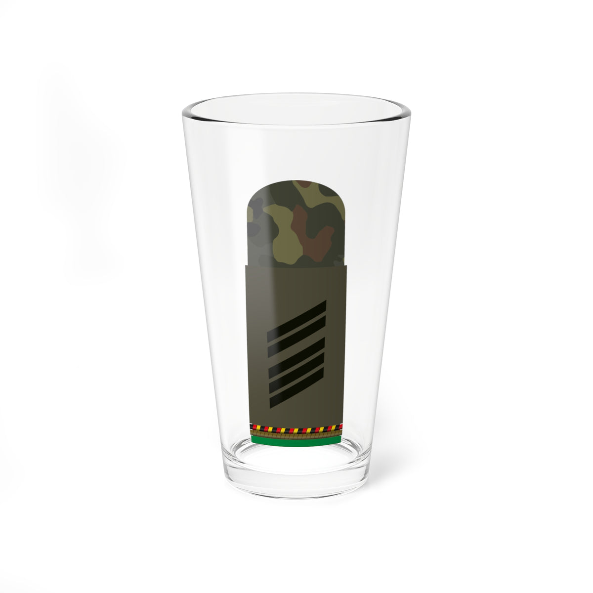 HA OS5 16 Oberstabsgefreiter RFA PzGren L (Germany) (Military Rank) Pint Glass 16oz