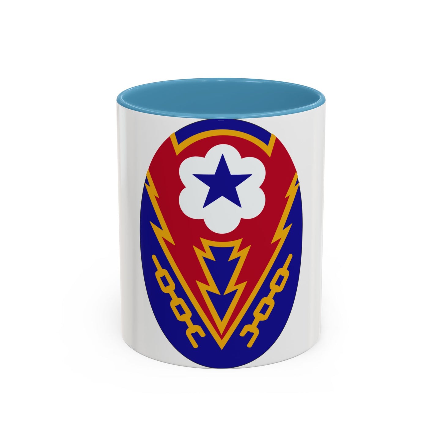 Tasse à café décorative pour le personnel de la zone de communication Europe (armée américaine)