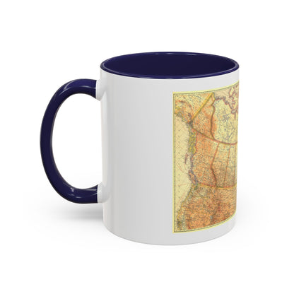 Canada (1936) (Map) Accent Coffee Mug