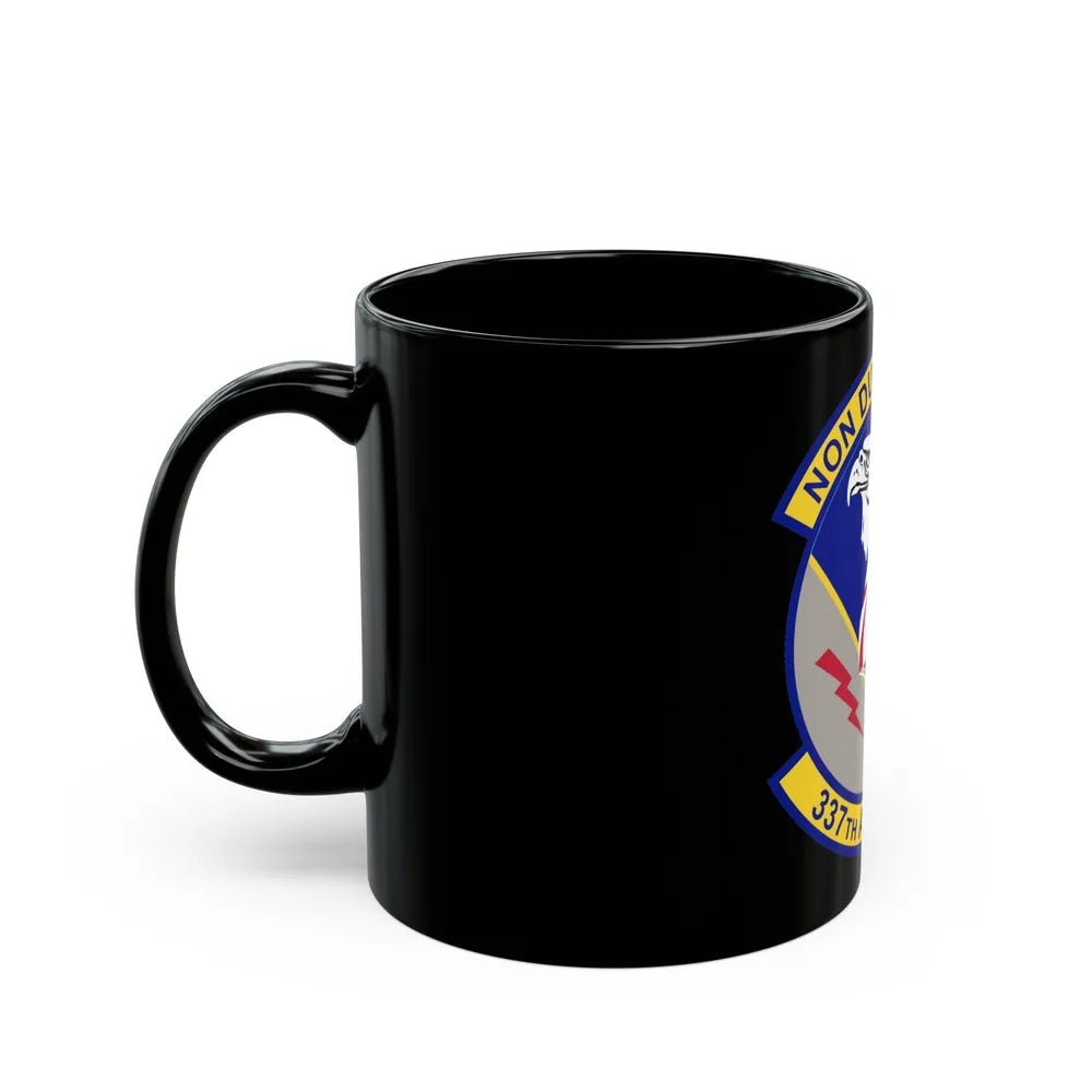 337th Airlift Squadron (U.S. Air Force) Black Coffee Mug-Go Mug Yourself