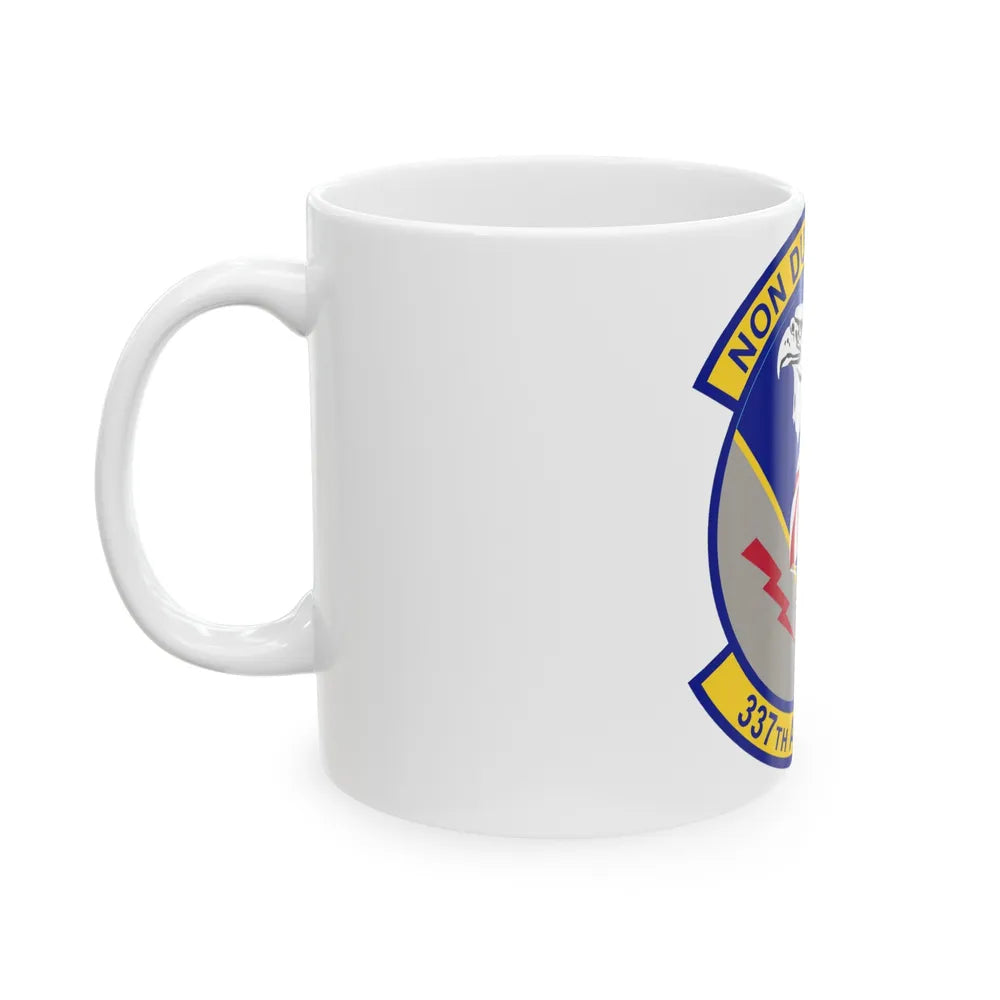 337th Airlift Squadron (U.S. Air Force) White Coffee Mug-Go Mug Yourself