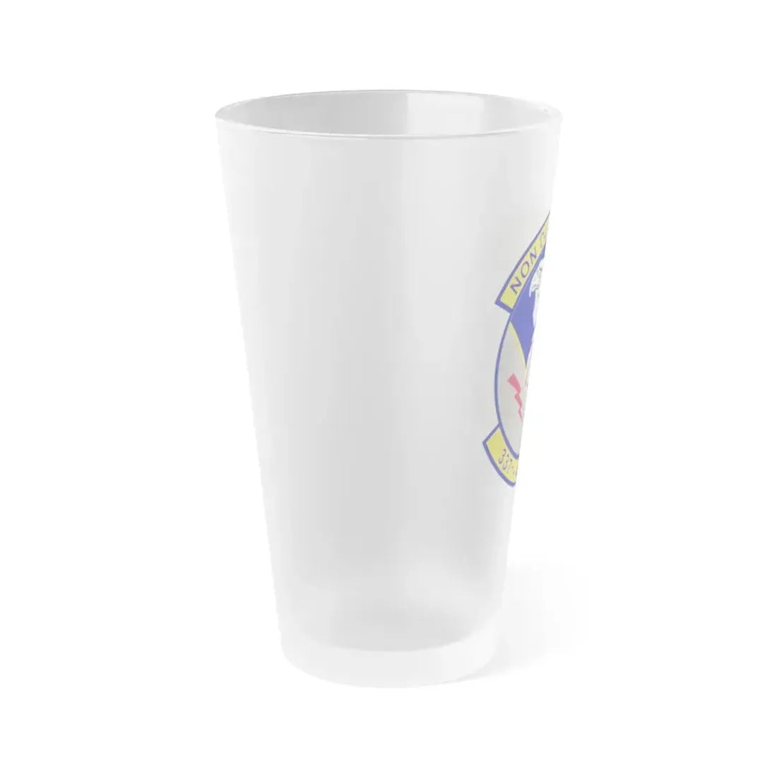 337th Airlift Squadron (U.S. Air Force) Frosted Pint Glass 16oz - Go Mug Yourself