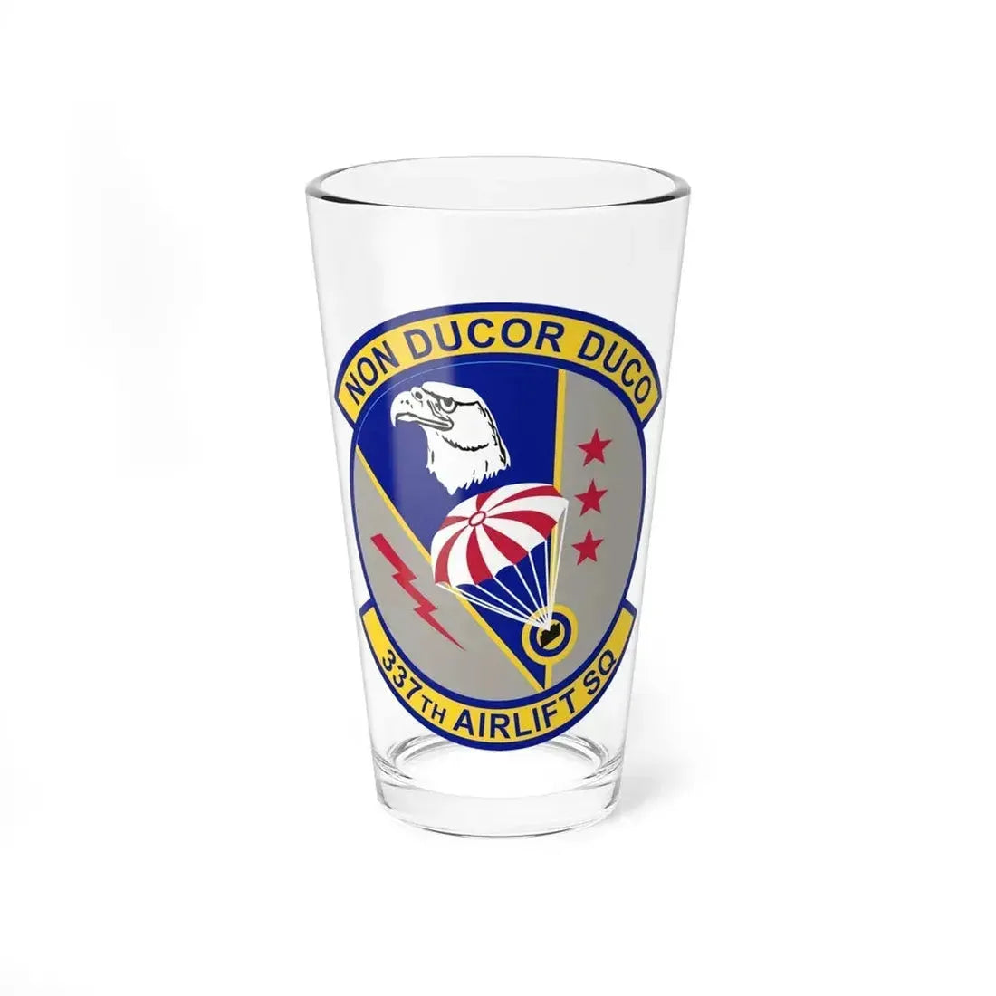337th Airlift Squadron (U.S. Air Force) Pint Glass 16oz 16oz - Go Mug Yourself