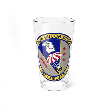 337th Airlift Squadron (U.S. Air Force) Pint Glass 16oz 16oz - Go Mug Yourself