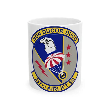 337th Airlift Squadron (U.S. Air Force) White Coffee Mug 11oz - Go Mug Yourself