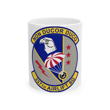 337th Airlift Squadron (U.S. Air Force) White Coffee Mug 11oz - Go Mug Yourself
