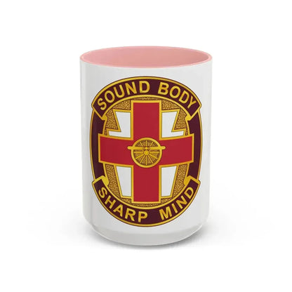 338 Medical Brigade 2 (U.S. Army) Accent Coffee Mug 15oz Pink - Go Mug Yourself