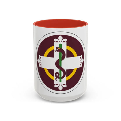 338 Medical Brigade (U.S. Army) Accent Coffee Mug-11oz-Red-Go Mug Yourself