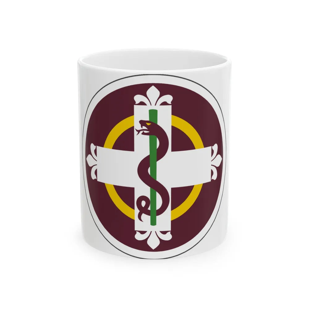 338 Medical Brigade (U.S. Army) White Coffee Mug-11oz-Go Mug Yourself