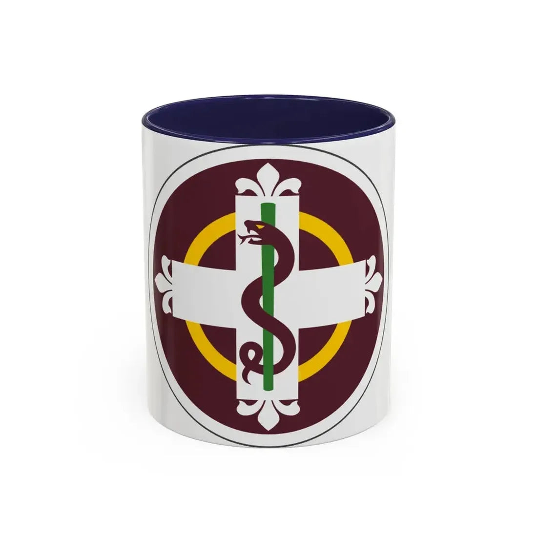 338 Medical Brigade (U.S. Army) Accent Coffee Mug 11oz Navy - Go Mug Yourself