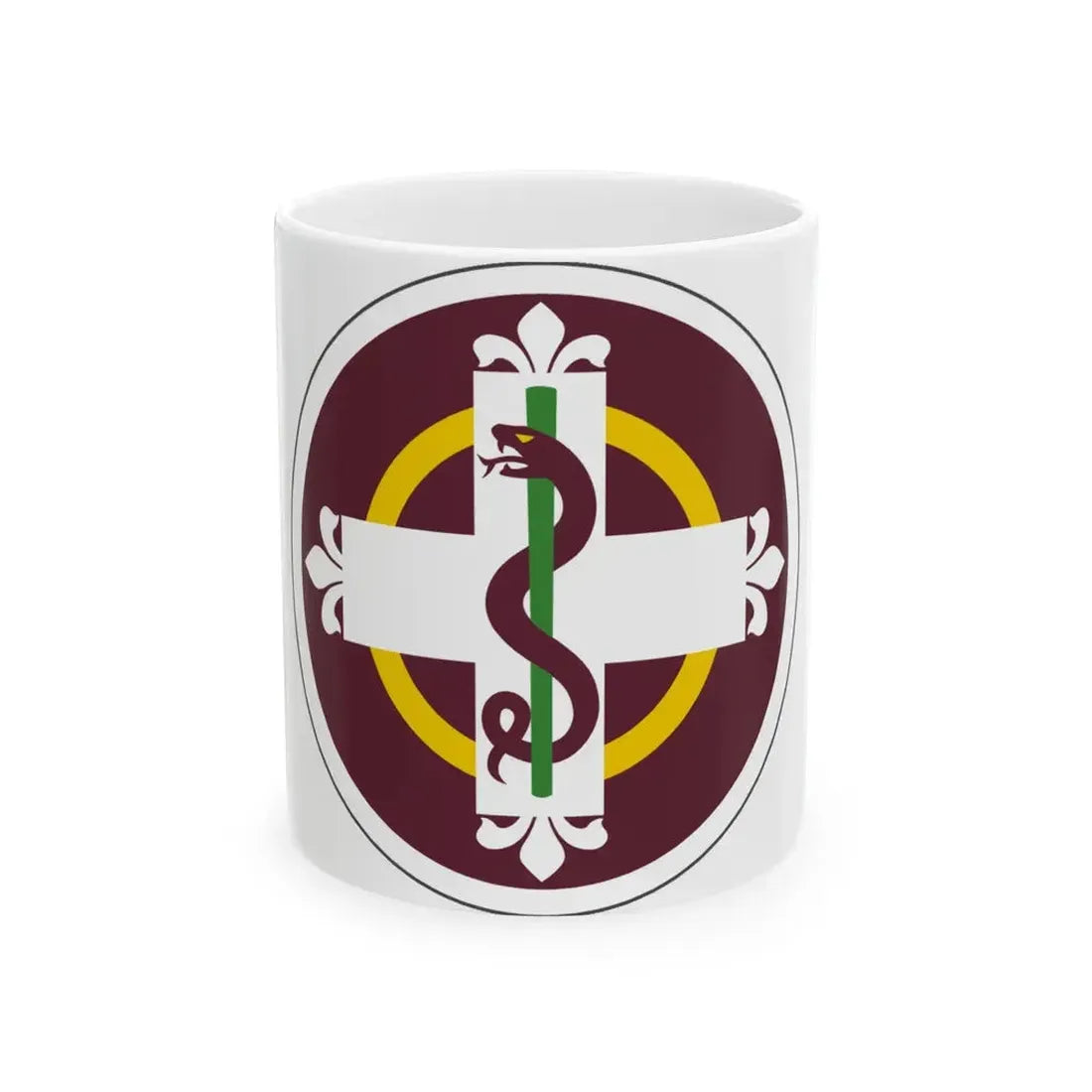 338 Medical Brigade (U.S. Army) White Coffee Mug 11oz - Go Mug Yourself
