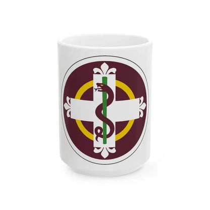 338 Medical Brigade (U.S. Army) White Coffee Mug 15oz - Go Mug Yourself