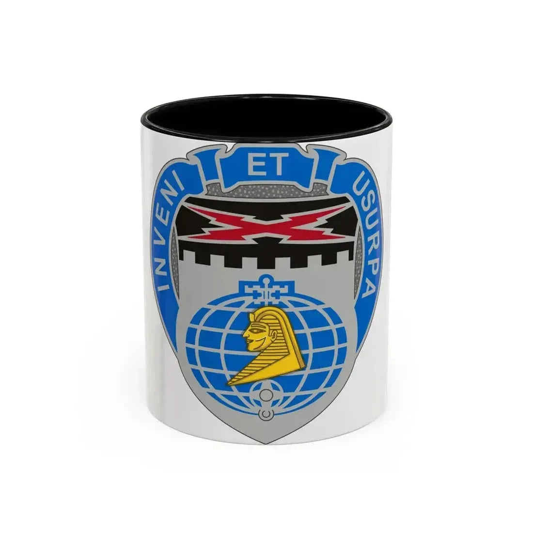 338 Military Intelligence Battalion (U.S. Army) Accent Coffee Mug 11oz Black - Go Mug Yourself