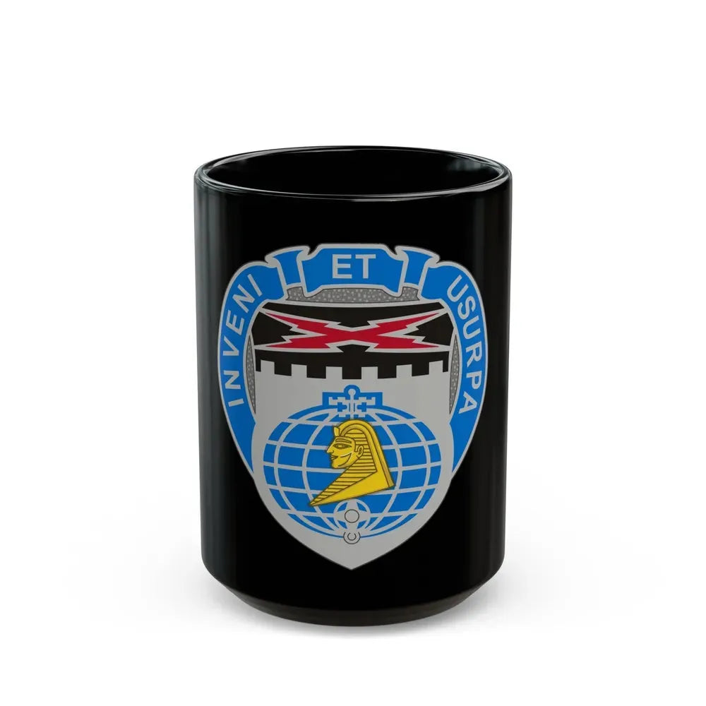 338 Military Intelligence Battalion (U.S. Army) Black Coffee Mug 15oz - Go Mug Yourself