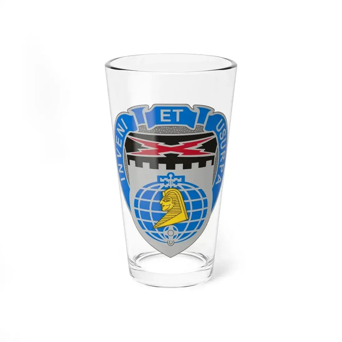 338 Military Intelligence Battalion (U.S. Army) Pint Glass 16oz 16oz - Go Mug Yourself