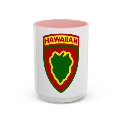 Hawaiian Division (U.S. Army) Accent Coffee Mug