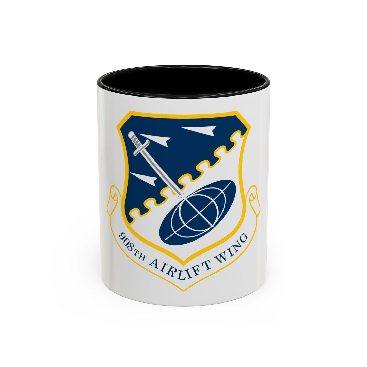 USAF 908th Airlift Wing (U.S. Air Force) Accent Coffee Mug