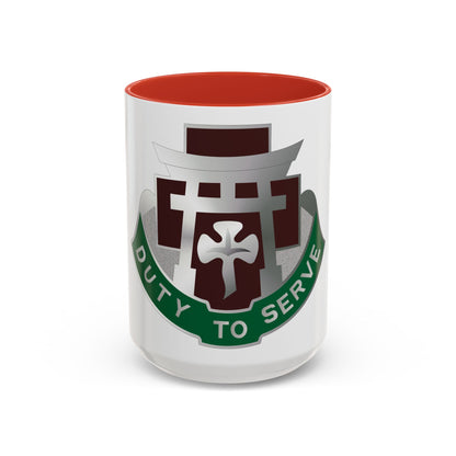 74 Field Hospital (U.S. Army) Accent Coffee Mug
