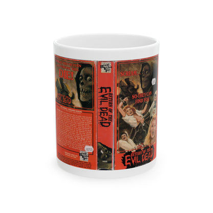 RETURN OF THE EVIL DEAD (VHS COVER) - White Coffee Mug