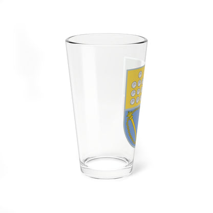Escudo Heraldico de la Casa de Davila (Dominica) (Coat of Arms) Pint Glass 16oz