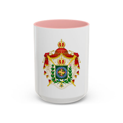Coat of arms of the Empire of Brazil - Accent Coffee Mug