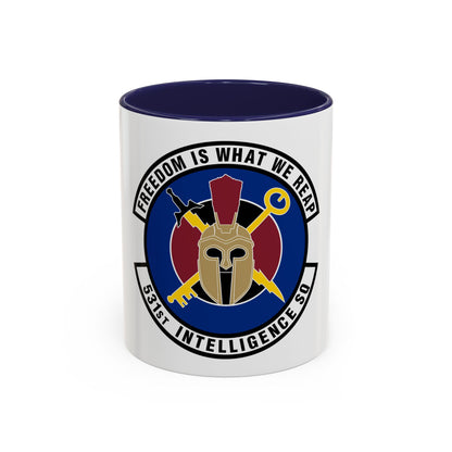 531 Intelligence Squadron ACC (U.S. Air Force) Accent Coffee Mug