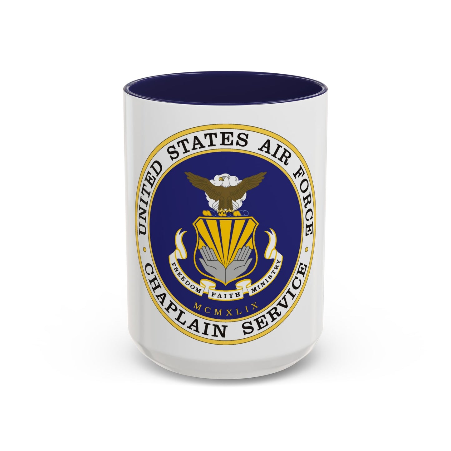Air Force Chaplain Service (U.S. Air Force) Accent Coffee Mug