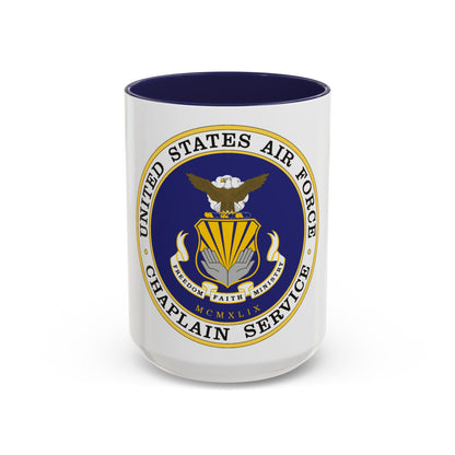 Air Force Chaplain Service (U.S. Air Force) Accent Coffee Mug