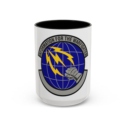 50 Communications Squadron USSF (U.S. Air Force) Accent Coffee Mug