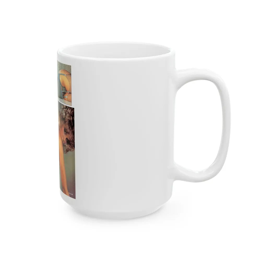 Linda Blair #141 - Partially Topless (Vintage Female Icon) White Coffee Mug-Go Mug Yourself