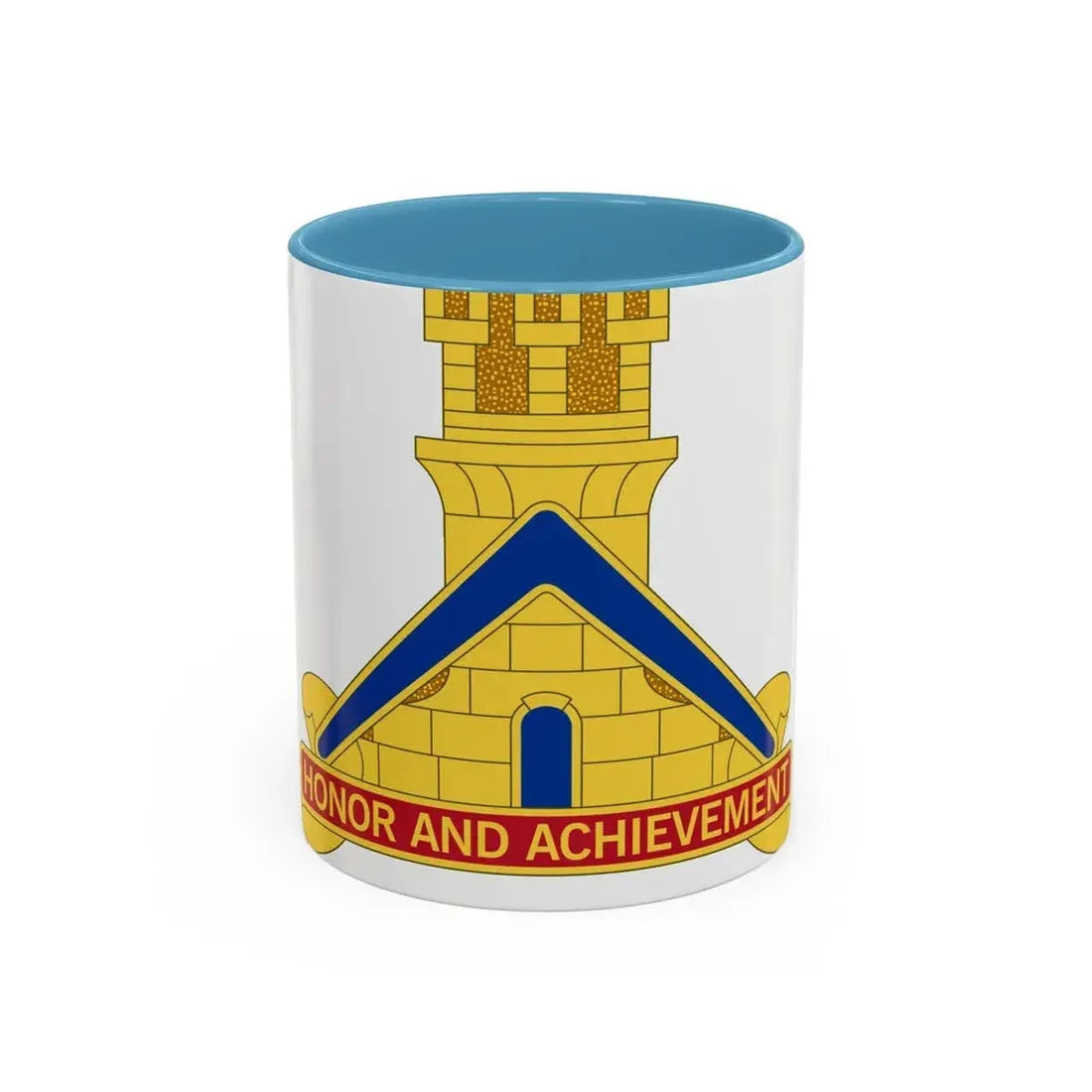 339 Engineer Battalion (U.S. Army) Accent Coffee Mug 11oz Light Blue - Go Mug Yourself