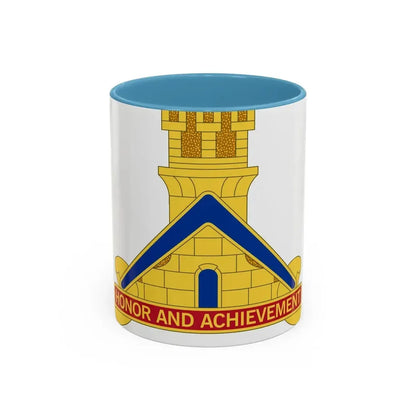 339 Engineer Battalion (U.S. Army) Accent Coffee Mug 11oz Light Blue - Go Mug Yourself