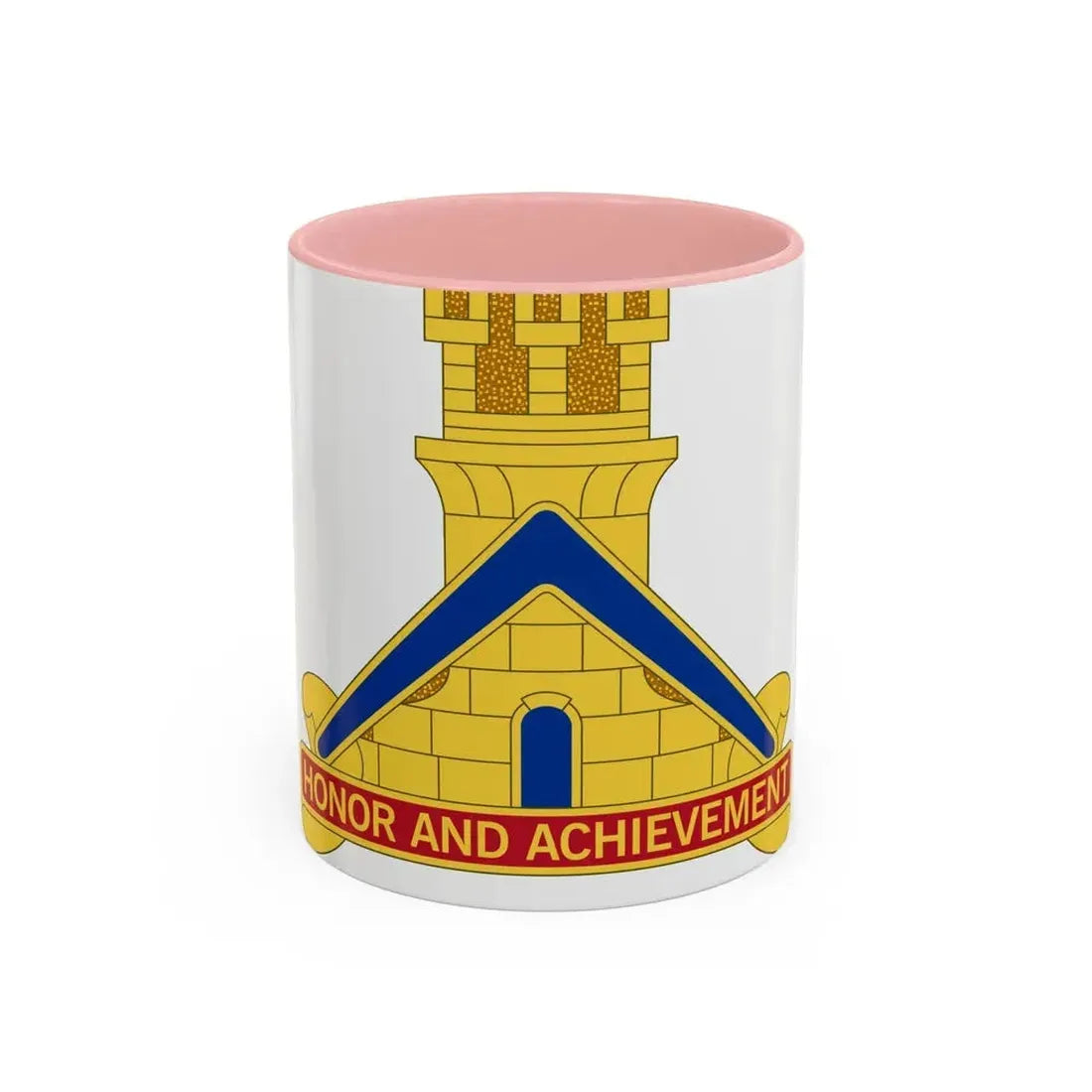 339 Engineer Battalion (U.S. Army) Accent Coffee Mug 11oz Pink - Go Mug Yourself