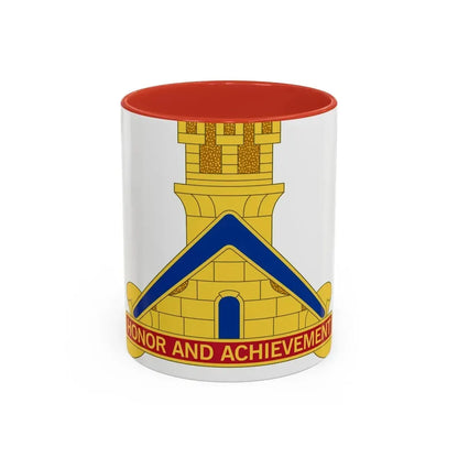 339 Engineer Battalion (U.S. Army) Accent Coffee Mug 11oz Red - Go Mug Yourself