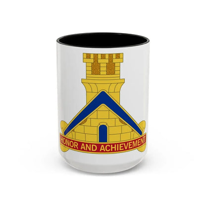 339 Engineer Battalion (U.S. Army) Accent Coffee Mug 15oz Black - Go Mug Yourself