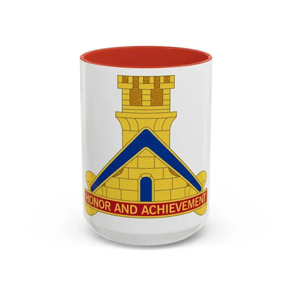 339 Engineer Battalion (U.S. Army) Accent Coffee Mug 15oz Red - Go Mug Yourself