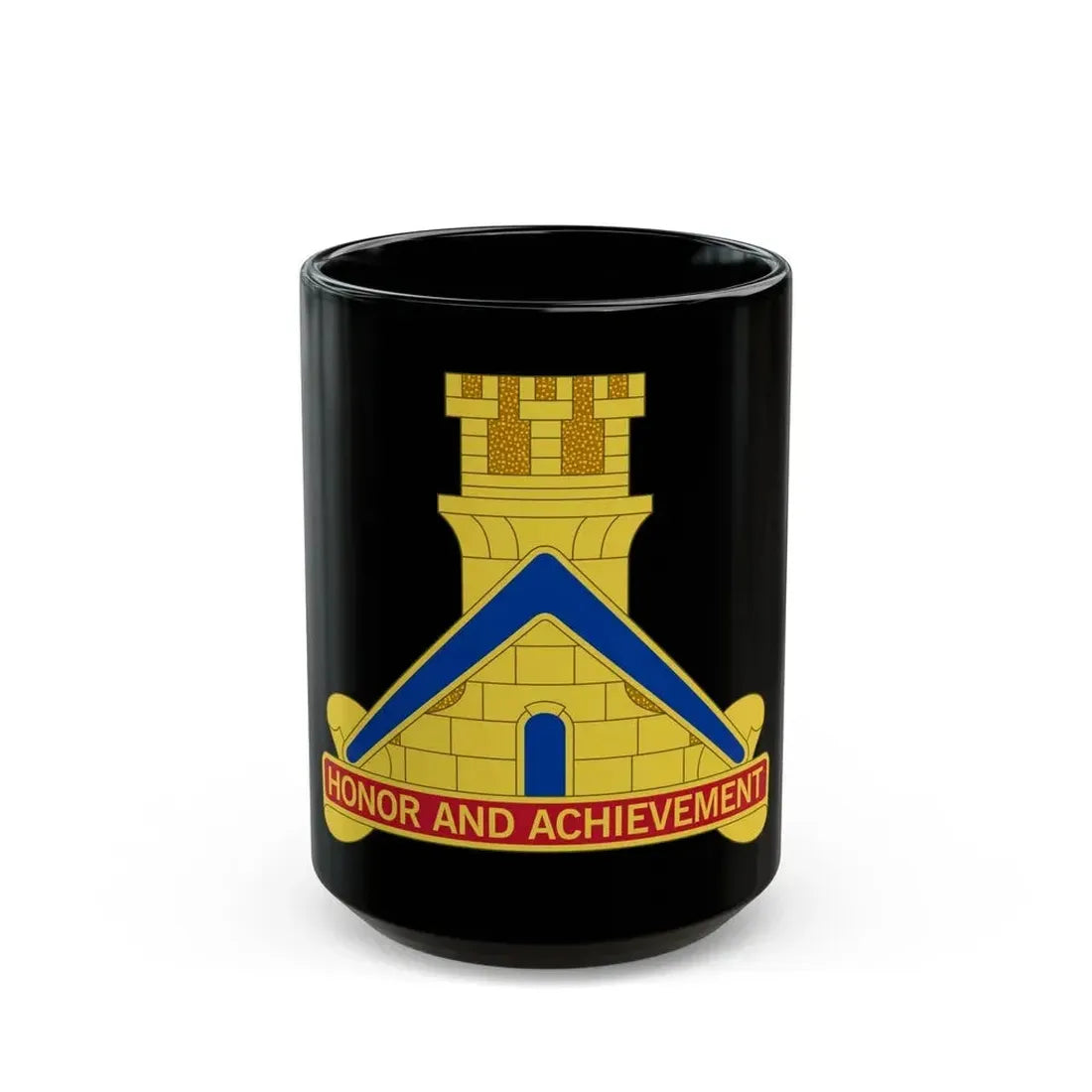 339 Engineer Battalion (U.S. Army) Black Coffee Mug 15oz - Go Mug Yourself